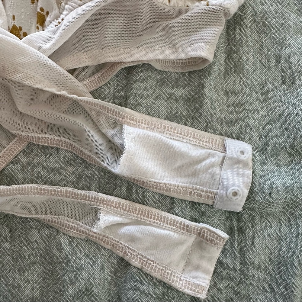 Free People Intimately Willow Floral Bodysuit Size S - Picture 7 of 9